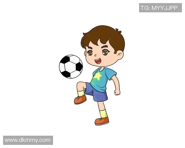 足球捡球球星卡通画系列展示运球技巧与激情时刻的创意表现